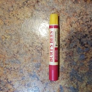 Burt's Bees rhubarb Lip Shimmer balm stick, NWT, 2.6 g